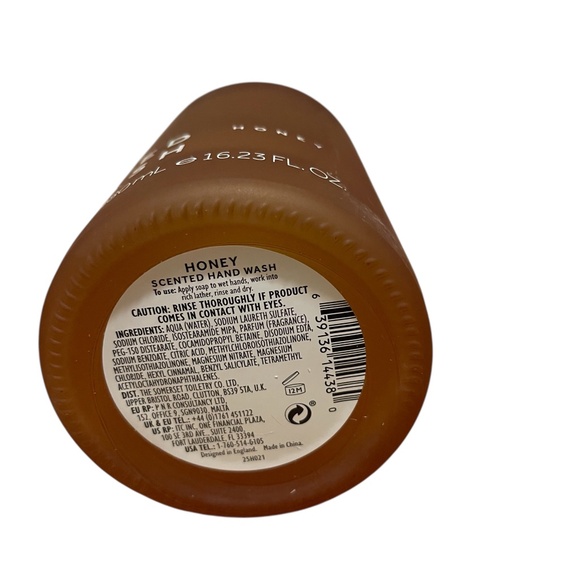 Asquith & Somerset Honey Luxury Hand Wash • 16.23 oz • Amber Glass • New - Picture 2 of 2